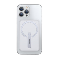 Magnetische behuizing behuizing met een standaard voor iPhone 13 Pro 6.1 '' 2021 transparant