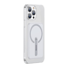 Magnetisk veskehus med stativ for iPhone 13 Pro 6.1 '' 2021 Transparent