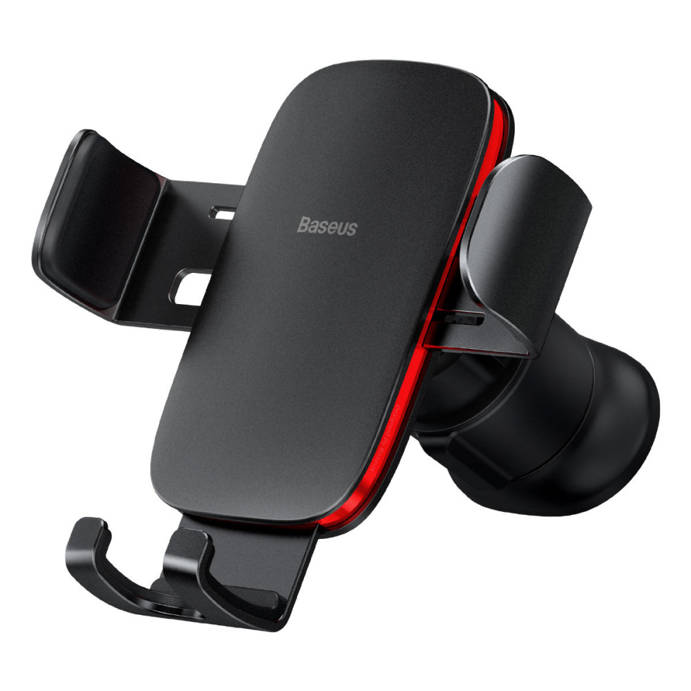 Gravitational car holder for a checkered phone metal Age II black