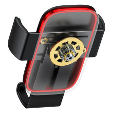 Suporte de carro gravitacional para um telefone xadrez de metal II II Black