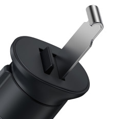 Gravitational Auto Holder voor een geruite telefoon metalen leeftijd II zwart