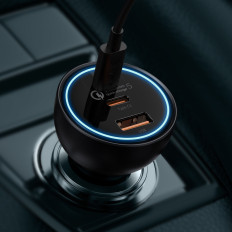 Ātra USB USB-C 160W PPS Quick Charge 5 PD Gray