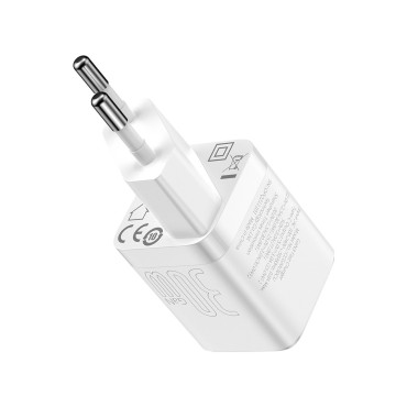 Gan3 Fast Network Polnilnik za USB-C 30W WHITE kabel