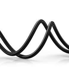 Vinkelsidans kabel AUX 2x AUX-kabel Mini Jack 3,5 mm 1m blå