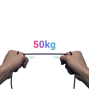 Kulma sivukaapeli AUX 2X AUX-kaapeli Mini Jack 3,5 mm 1m sininen