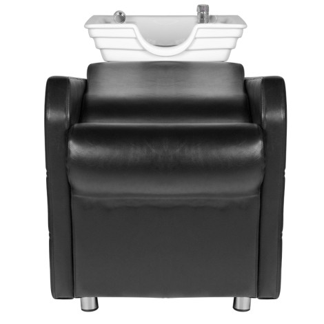 Hair System HSB07 Friseurumspüleinheit Schwarz — Vorderansicht