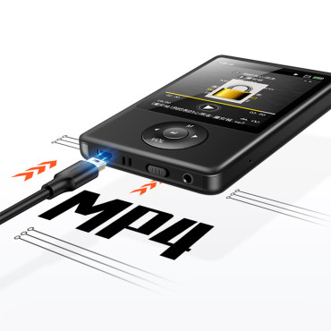 5 kontaktų viela USB auksiniam kabeliui - Mini USB 0.25m juoda