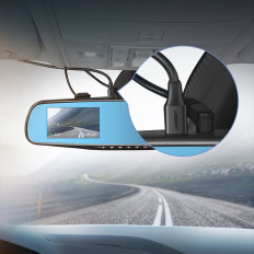 5-polet ledning for USB forgylt kabel - mini USB 0.25m svart