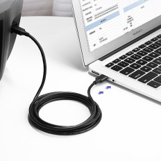 Kabel USB-kabel Typ B för herrskrivare - USB 2.0 Mäns 480mbps 1m svart