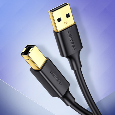 Câble USB Câble Type B pour imprimante pour hommes - USB 2.0 Homme 480Mbps 1M Noir