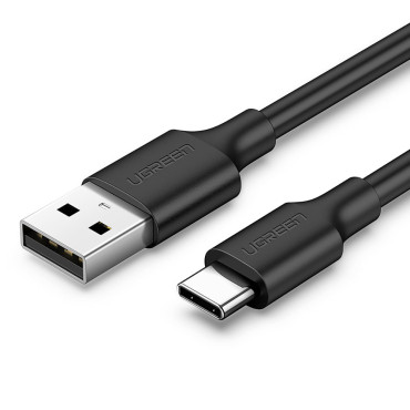 Kabel USB-adapterkabel - USB-C Snabbladdning 3.0 3a 0.25m svart