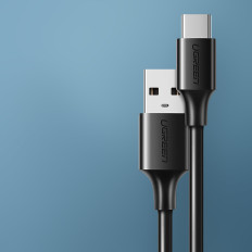 Kabel USB-adapterkabel - USB-C Snabbladdning 3.0 3a 0.25m svart