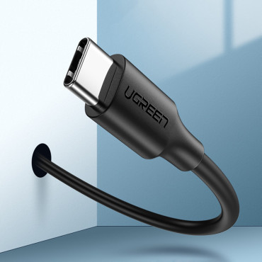 Kabel USB-adapterkabel - USB-C Snabbladdning 3.0 3a 0.25m svart