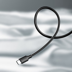 Kabel USB-adapterkabel - USB-C Snabbladdning 3.0 3a 0.25m svart