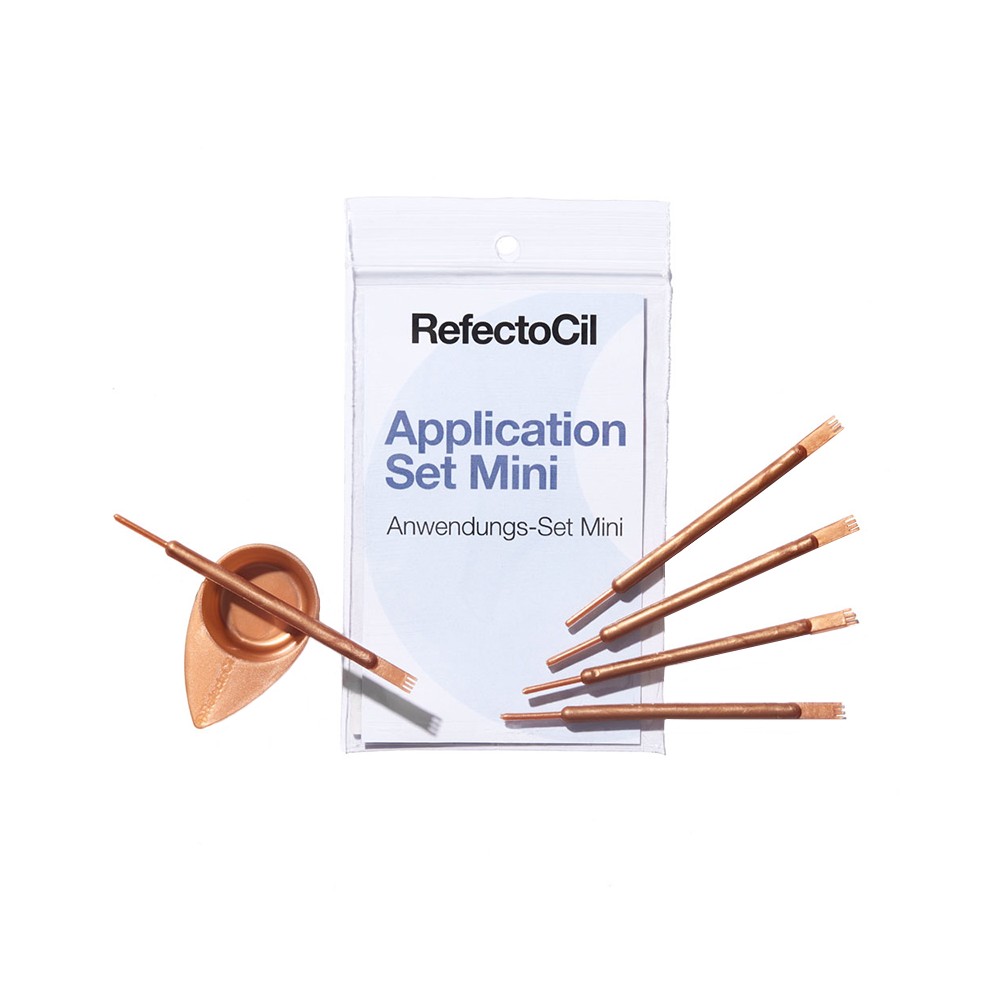 Refectocil Mini Applikationsset Roségold — zusammen gezeigt