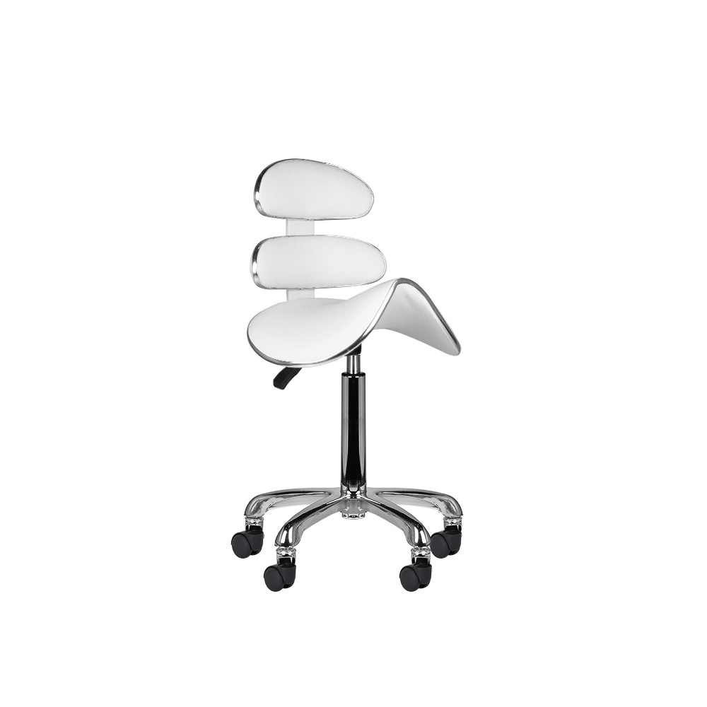 ACTIVESHOP Roll speed am-880 fehér kozmetikai szék — elölnézet