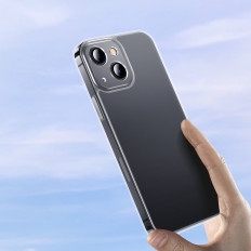 Case Cover voor iPhone 13 Rigid Housing met een GEL-transparant frame