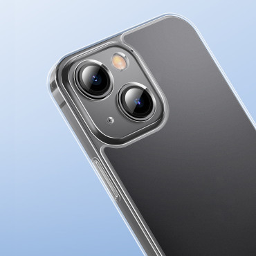 Case Cover voor iPhone 13 Rigid Housing met een GEL-transparant frame