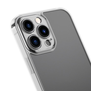 Case cover voor iPhone 13 pro rigide behuizing met een gel transparant frame