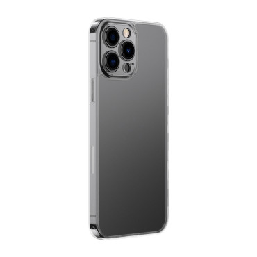 Case cover voor iPhone 13 pro rigide behuizing met een gel transparant frame