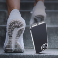 Case cover voor iPhone 13 pro rigide behuizing met een gel transparant frame
