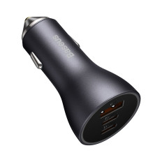 Auto lādētājs Golden Contactor Pro USB + 2x USB-C 65W Dark Grey