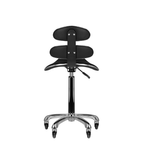 Tabouret cosmétique haut Roll speed am-880 noir — vue arrière