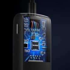 Hub USB-A Port Splitter - 4x USB 3.2 Gene 1 Svart