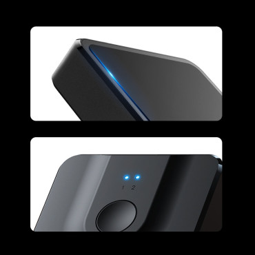 2X Designport Input To 1x DisplayPort Output Switch 4K 1080p nero