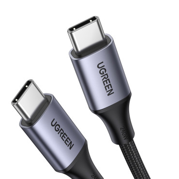 Kabeļu vads USB-C elektroenerģijas padevē 240W 5A 2m pelēks