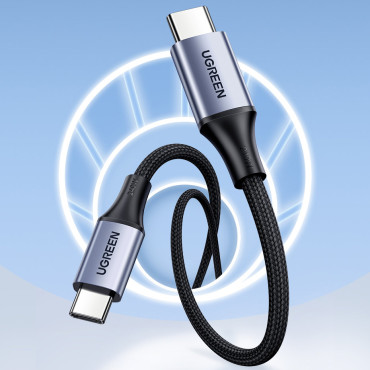 Kabeļu vads USB-C elektroenerģijas padevē 240W 5A 2m pelēks