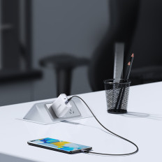 Kabeļu vads USB-C elektroenerģijas padevē 240W 5A 2m pelēks