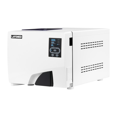 Lafomed Autoklav Standard Line LFSS08AA 8 L Klasse B mit Drucker — Vorderansicht