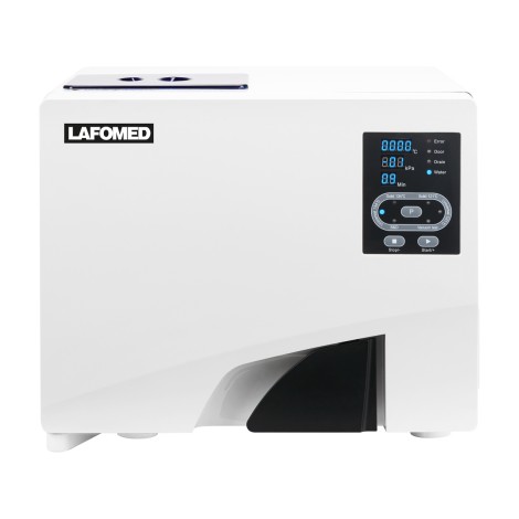 Autoclave Lafomed Standard Line LFSS08AA 8 L Classe B com impressora — vista frontal