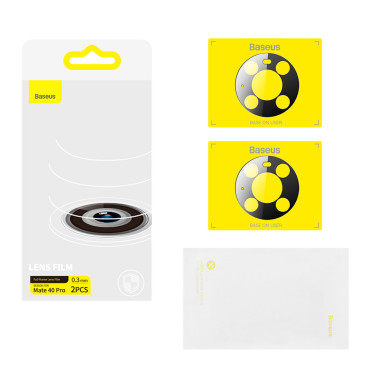 Foil sur le Huawei Mate 40 Pro 0.3mm Set de nettoyage transparent +. Ensemble de 2pcs.