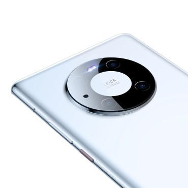 Foil sur le Huawei Mate 40 Pro 0.3mm Set de nettoyage transparent +. Ensemble de 2pcs.