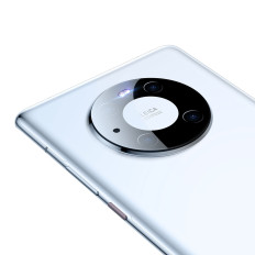 Foil on the Huawei Mate 40 Pro 0.3mm Set di pulizia trasparente +. Set di 2 pezzi.