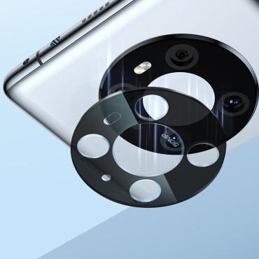 Foil on the Huawei Mate 40 Pro 0.3mm Set di pulizia trasparente +. Set di 2 pezzi.