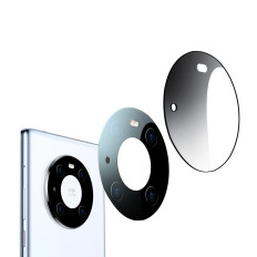 Foil sur le Huawei Mate 40 Pro 0.3mm Set de nettoyage transparent +. Ensemble de 2pcs.