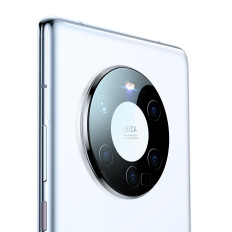 Foil sur la caméra Huawei Mate 40 Pro + 0.3mm Set de nettoyage transparent +. Ensemble de 2pcs.
