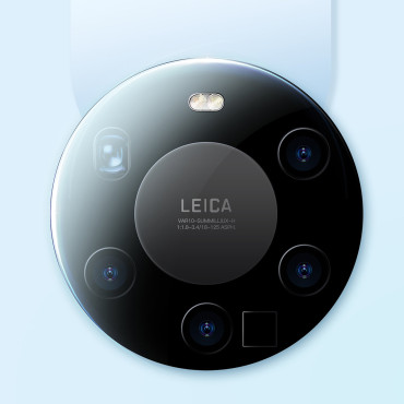 Foil on the Huawei Mate 40 Pro + fotocamera 0.3mm Set di pulizia trasparente +. Set di 2 pezzi.