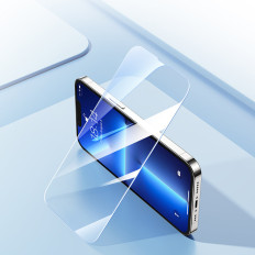 Herdet glass 9h til iPhone 14 på hele Knight 2.5d FS TG-skjermsettet 5 stk.