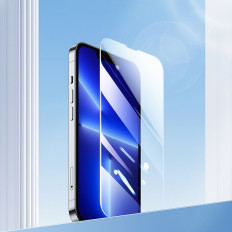 Karkaistu lasi 9H iPhone 14: lle koko Knight 2.5D FS TG -näyttö 5PCS.