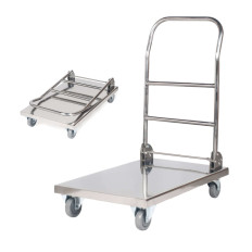 Plataforma de plataforma de plataforma de aço dobrável plataforma Horeca 70x52cm