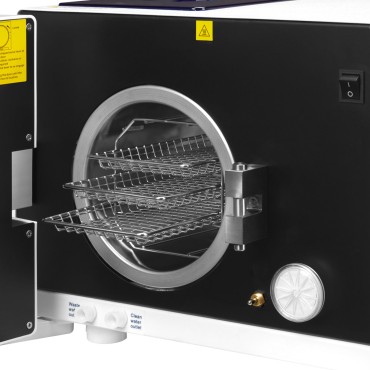 Autoclave Lafomed Standard Line LFSS08AA 8 L clase B con impresora — vista frontal