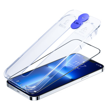 Tvrdené sklo pre iPhone 14 PLUS s priehľadnou Knight Montážna súprava
