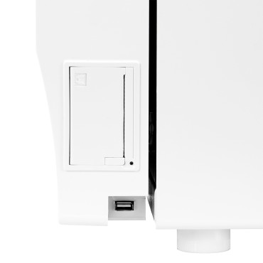 Autoclave Lafomed Standard Line LFSS08AA 8 L classe B avec imprimante — gros plan étiquette