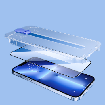 Tvrdené sklo pre iPhone 14 PLUS s priehľadnou Knight Montážna súprava
