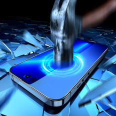 Gehard glas voor iPhone 14 plus met anti-spionfilter voor het hele scherm met transparant frame