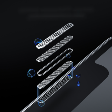 Tvrzené sklo pro iPhone 14 Pro Max s transparentním rytířem